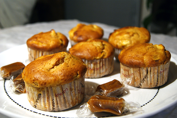 Muffins pommes caramel pauline cuisine