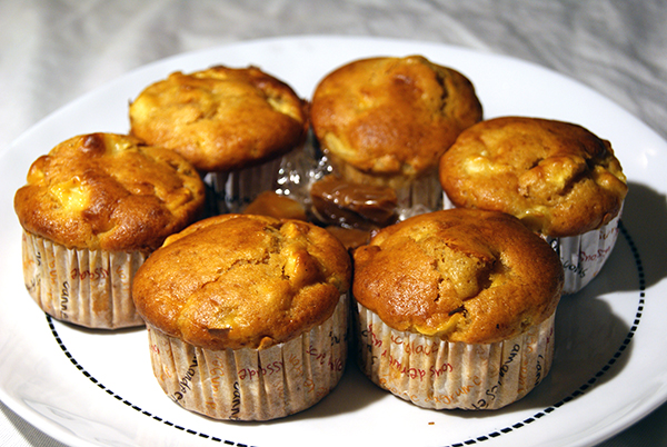 Muffins pommes caramel paulinecuisine