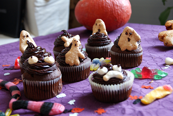 Cupcakes chocolat recette halloween pauline cuisine