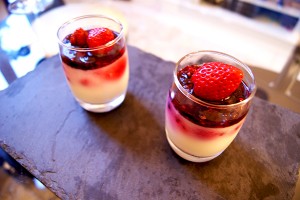 Panna cotta aux Fruits Rouges