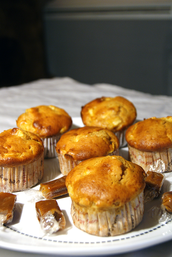 Muffins Pommes et Caramel beurre salé