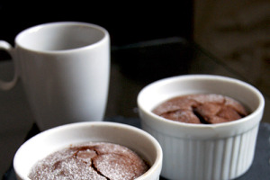 Coulant au chocolat… et son cœur Spéculoos !