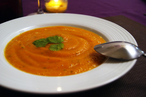 Velouté de Courge et sa Châtaigne fondante !