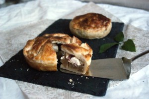 Tourte de Navet Lardons et Chèvre