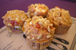 Muffins Chèvre et Légumes du soleil